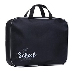 Папка с ручками текстильная А4, 350 х 270 х 70 мм, Calligrata School