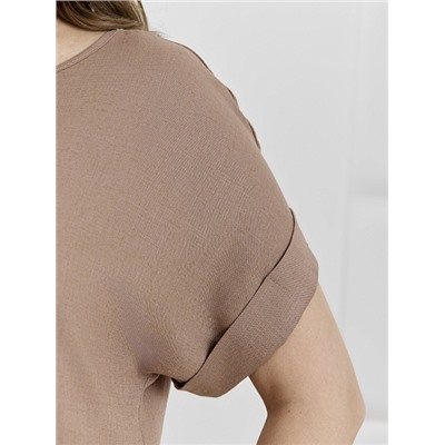 Женское платье Скарлет ПЛ-417 / коричневый