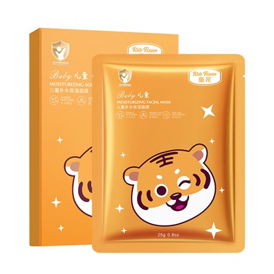 Детская увлажняющая и тонизирующая тканевая маска для лица Kids Flower Baby moisturizing facial mask, 25 гр