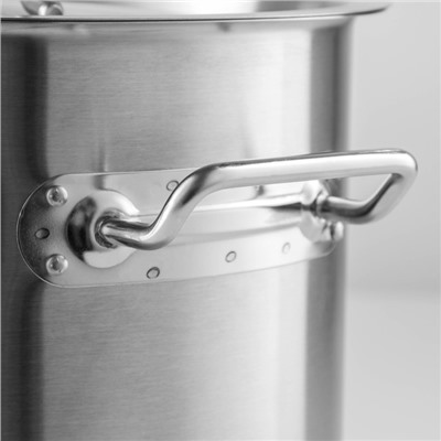 Кастрюля Hanna Knövell HoReCa, 12 л, толщина 0.8 мм, 201 сталь, нержавеющая сталь