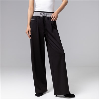 Брюки свободной посадки, Красота в движении (чёрные)