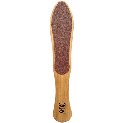 LEI Терка абразивная педикюрная,деревянная, двухсторонняя, увеличенная, 416000