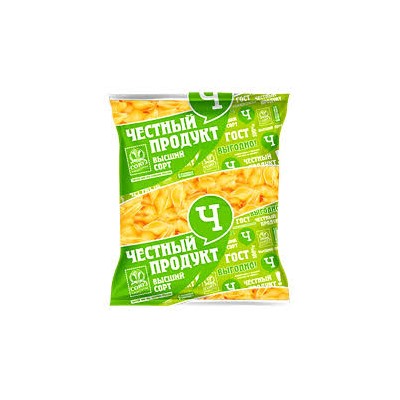 Честный Продукт Макароны РАКУШКИ гр.В в/с 2кг