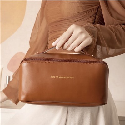Kristaller Косметичка женская Charm suitcase, терракотовый
