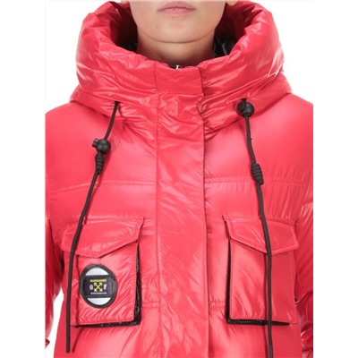 2187 RED Куртка зимняя женская AIKESDFRS (200 гр. холлофайбера)