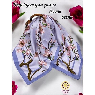 Платок утепленный Сакура цвет 3040/3 (сиреневый)