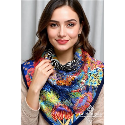 Платок шелковый Люкс "Миледи" Арт 2427/4