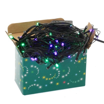 Электрогирлянда, L1730 W0,5 H2,5 см