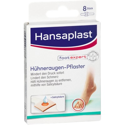 Hansaplast Пластырь от мазолей, 8 шт