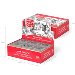 Ластик клячка художественный ErichKrause, ArtBerry, в пластиковом футляре, МИКС