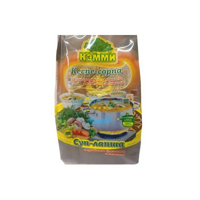 Суп-Лапша с грибным бульоном и зеленью яичная 120гр, Кемми