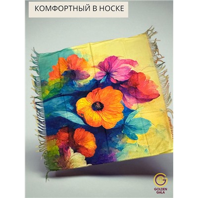 Платок теплый кашемировый с 3D принтом Арт 2591П/03