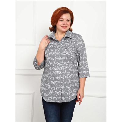 Рубашка Дактиль серый ИвК