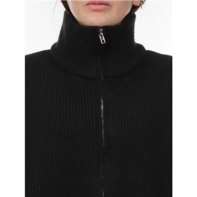 3155 BLACK Куртка-кардиган женская (90% хлопок, 10% синтепон)