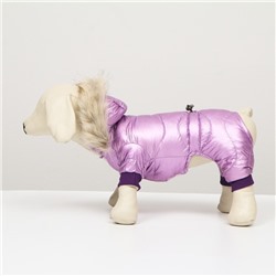 Комбинезон «Девочка» с утяжкой, размер 8 (ДС 23 см, ОГ 30, ОГ 22 см), сиреневый