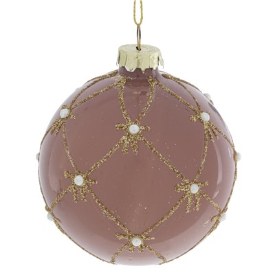 GAEM Набор из 12шт Украшение новогоднее "Шар", D 8 см, L35 W25 H8,5 см