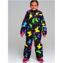 Комплект зимний для девочки: куртка, комбинезон