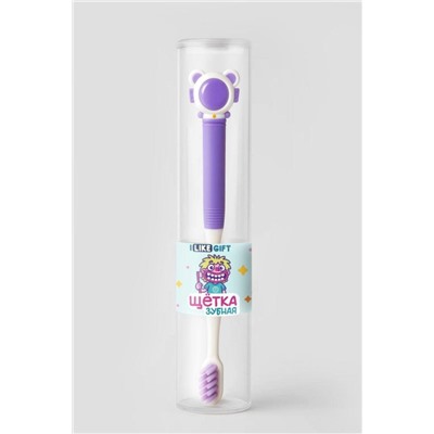 Зубная щётка для взрослых iLikeGift "Cosmonaut smile" (21 см), шоу-бокс 24 шт.