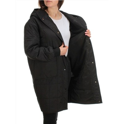 22332 BLACK Куртка демисезонная женская (50 гр. синтепон)