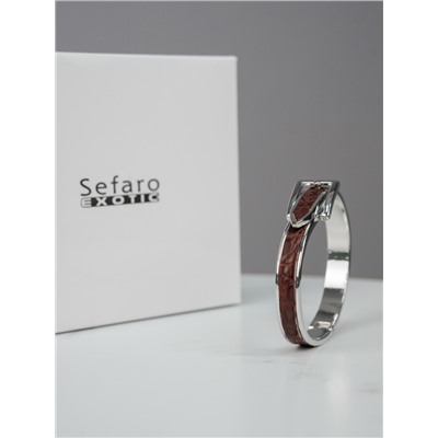 Браслет из кожи крокодила