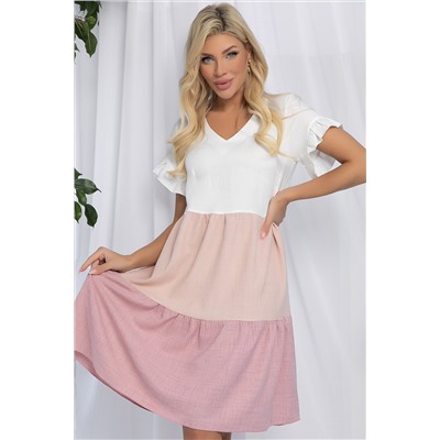 Платье Летний поцелуй (розовое) П12823-12М