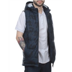 2118 DK. BLUE Жилет мужской (100 гр. синтепон)