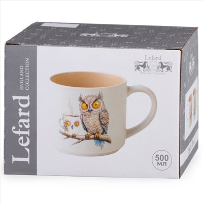 КРУЖКА LEFARD "CRAZY COFFEE" 500МЛ