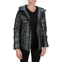 8063 DARK GRAY Куртка демисезонная женская (130 гр. синтепон)