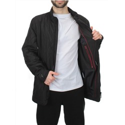 C097 BLACK Куртка мужская демисезонная  (70 гр. холлофайбер)