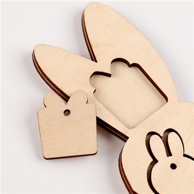 Роспись по дереву «‎Новый год у зайки»‎‎, набор для творчества