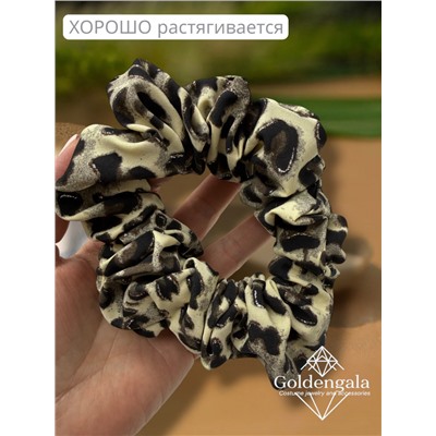 Резинка для волос объемная леопардовая Арт:Р17А/002