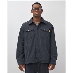 Спортивный костюм мужской весна-лето темно-серого цвета 55040TC