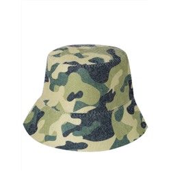 Шапка банная "Панама" Милитари" с принтом, войлок