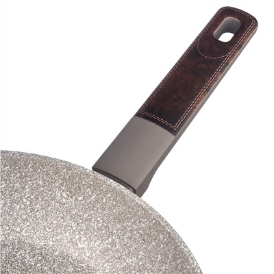 СКОВОРОДА С АНТИПРИГАРНЫМ ПОКРЫТИЕМ PFLUON MARBLE, 26*5 СМ