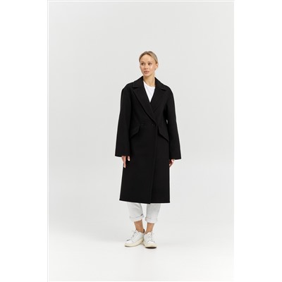 Пальто женское демисезонное 24710 (черный)