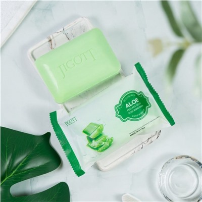Jigott Мыло-скраб для лица и тела с экстрактом алоэ / Aloe Scrub Soap, 150 г