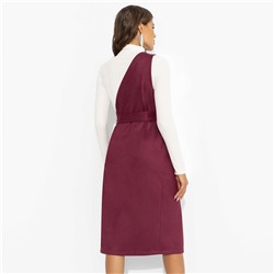 Сарафан замшевый, Селфи-мания (бордо)