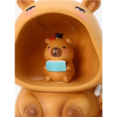 Ночник - подставка для канцелярских принадлежностей "Capybara student" (13.8 см)