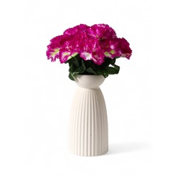 Цветы искусственные «Гвоздика», h=25 см, сиреневые