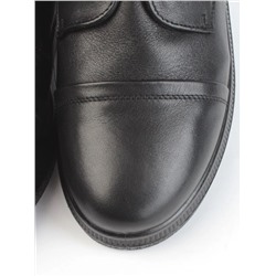 03-5322 BLACK Полуботинки женские (натуральная кожа)