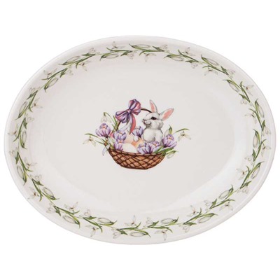 БЛЮДО ОВАЛЬНОЕ LEFARD "SUNDAY" 25*19,5*4,5 СМ 85-1816