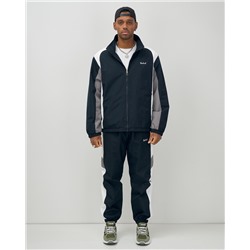 Спортивный костюм мужской весна-лето темно-синего цвета 25710TS