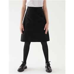 Girls' Pure Cotton Skin Kind™ School Skirt (2-18 Yrs)