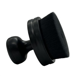 Nail Art Плоская мягкая кисть для макияжа с футляром, черный