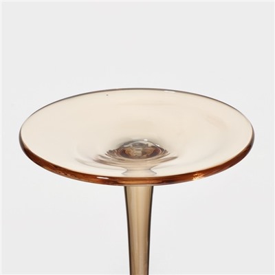 Бокал для вина Magistro «Иллюзия», 550 мл, 10×24 см, стекло, золотистый