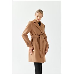Пальто женское демисезонное 25570 кэмел