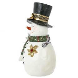 GAEM Фигурка декоративная "Снеговик", L18 W13 H25,5 см