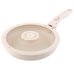 Сковорода с крышкой и съемной ручкой Smart Ceramic, Ø24 см
