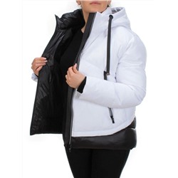 21068 WHITE Куртка зимняя женская FLANCE ROSE (200 гр. холлофайбера)