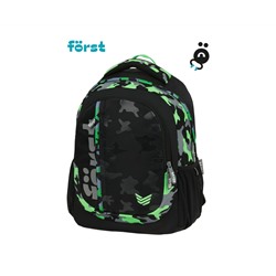 Рюкзак Först F-Trend "Neon military" 40*29*18см, 2 отделения, 3 кармана, эргономичная спинка